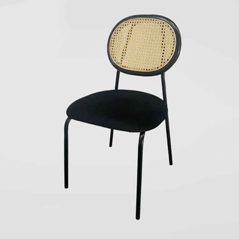 King Louis Back Side Chair Industrial Home Upholstered Dining Chair