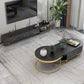 Stone TV Console Contemporary 3 Drawers Open Storage Media Console Clearhalo 'furn' 'furn_tv_stands_entertainment_centers' 'Furniture' 'Living Room Furniture' 'TV Stands & Entertainment Centers' 'TV Stands & Media Storage Furniture' 'tv_stands_entertainment_centers' 1200x1200_24ec47cf-bcca-4952-89d7-ccbc71bc5130
