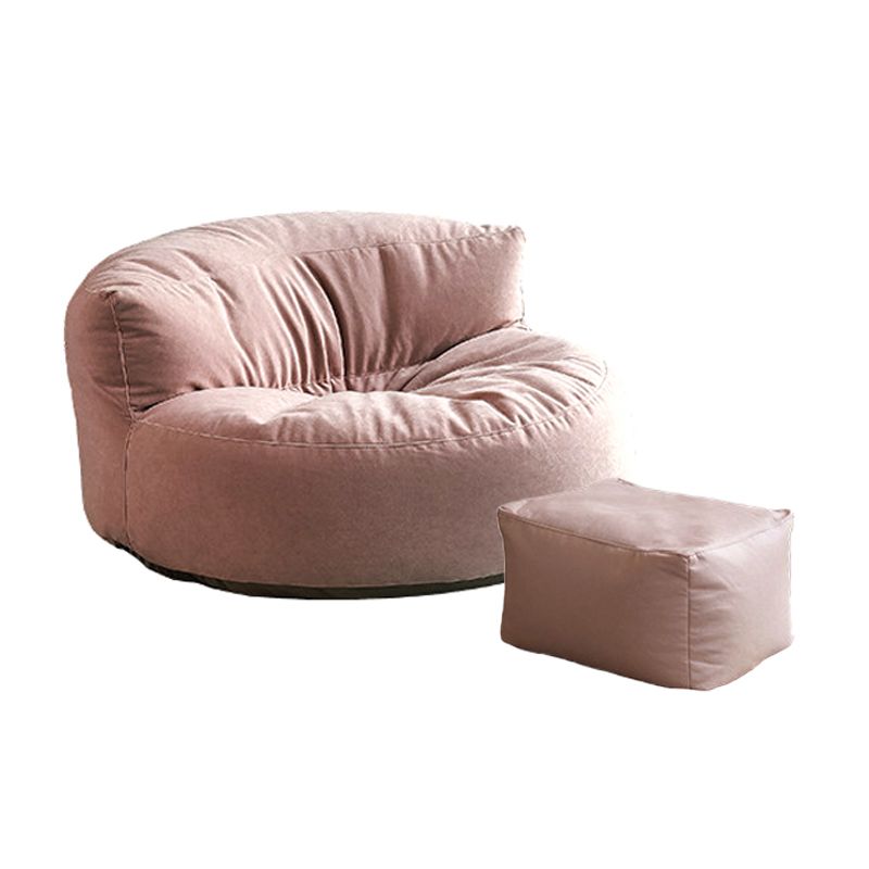 Velvet Armless Chaid 34.64 "L x 39.37" W x 18,89 "H CHAISE D'ACCINT pour le salon