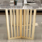 Rectangle Sintered Stone White Dining Table Glam Double Pedestal Table for Dining Room Clearhalo ' dining_table' 'Dining Tables & Seating' 'Dining Tables' 'furn' 'furn_dining_table' 'Furniture' 'furniture_dining_table' 'Kitchen & Dining Furniture' 'kitchen&dining_furn' 'kitchen' 'kitchen_dining_table' 1200x1200_24f46f2e-9ed9-4531-aabf-a8e8263be699