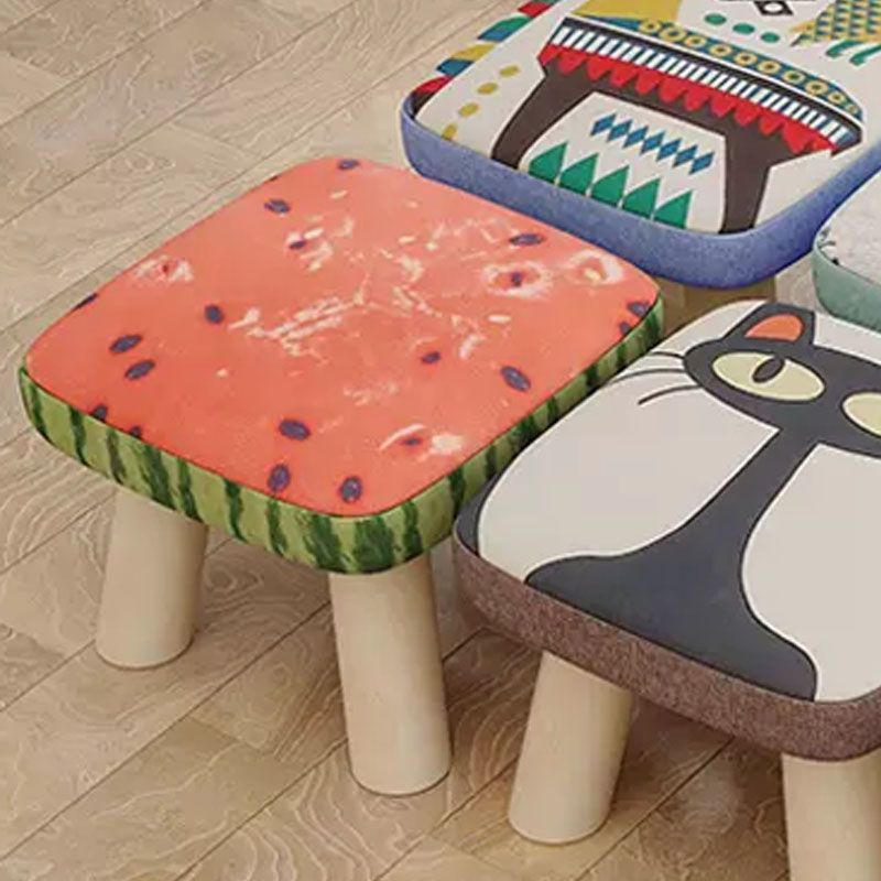 Modern Ottoman Cotton Detachable Seat Cover Solid Color Square Ottoman Clearhalo 'furn' 'furn_ottomans_poufs' 'Furniture' 'Living Room Furniture' 'Ottomans & Poufs' 'ottomans_poufs' 1200x1200_24f4dc22-e122-40d5-a05a-f9bacc8f65de