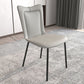 Black Iron Legs Dining Chairs Modern Faux Leather Armless Side Chair Clearhalo 'Dining Chairs' 'Dining Tables & Seating' 'dining_chair' 'furn' 'furn_dining_chair' 'Furniture' 'Kitchen & Dining Furniture' 1200x1200_24fbec1a-efec-4b5e-bae1-fa673a273bc2