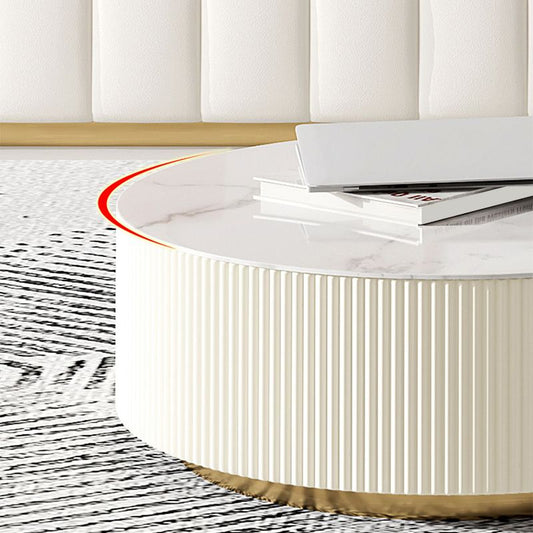 Slate Coffee Table Frame 2 Piece Nesting Tables with Storage Drawer Clearhalo 'Coffee & Accent Tables' 'Coffee Tables' 'coffee_tables' 'furn' 'furn_coffee_tables' 'Furniture' 'Living Room Furniture' 1200x1200_24ff9c71-1641-42cf-aa99-cad01f393702