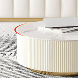 Slate Coffee Table Frame 2 Piece Nesting Tables with Storage Drawer Clearhalo 'Coffee & Accent Tables' 'Coffee Tables' 'coffee_tables' 'furn' 'furn_coffee_tables' 'Furniture' 'Living Room Furniture' 1200x1200_24ff9c71-1641-42cf-aa99-cad01f393702