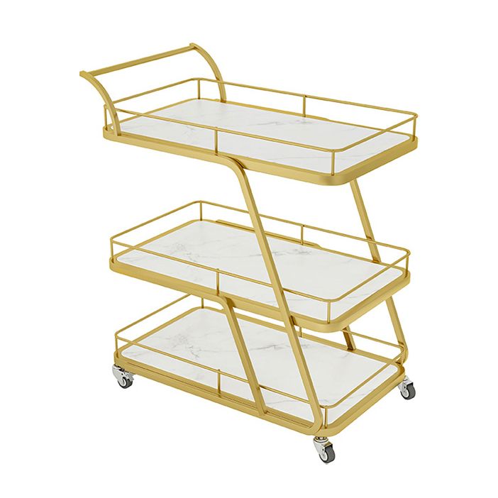 Rolling Contemporary Prep Table Metal Prep Table for Kitchen Clearhalo 'furn' 'furn_kitchen_islands_carts' 'Furniture' 'Kitchen & Dining Furniture' 'Kitchen Islands & Carts' 'kitchen_islands_carts' 1200x1200_25003031-dfc2-4346-820b-1f64d2141d8e