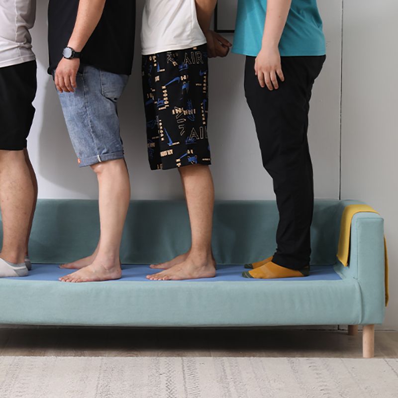 Moderne vierkante arm Standaard bank houten bank voor woonkamer