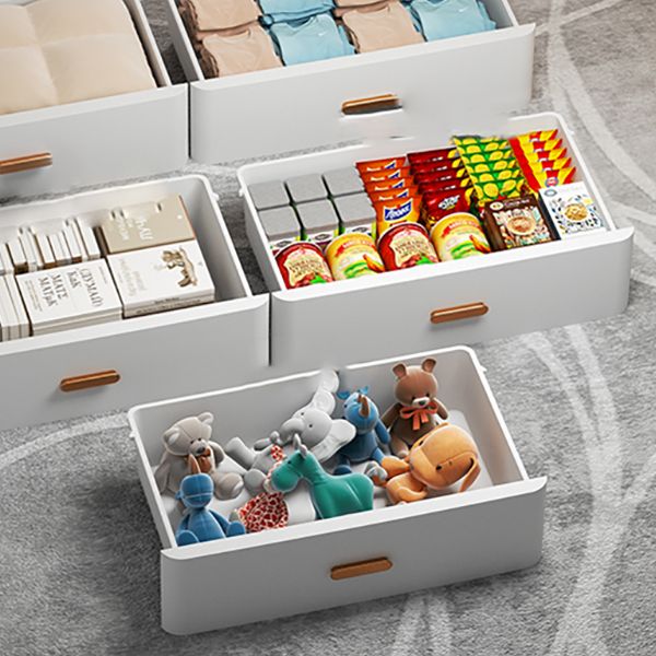 Plastic Non-Hanging Armoire Contemporary Bedroom Storage Cabinet