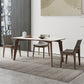 Industrial Style Dining Table Sintered Stone Table with Wooden Legs for Home Use Clearhalo 'Dining Tables & Seating' 'Dining Tables' 'dining_table' 'furn' 'furn_dining_table' 'Furniture' 'Kitchen & Dining Furniture' 1200x1200_250942e1-74ae-4b2c-897e-9ddc34178708