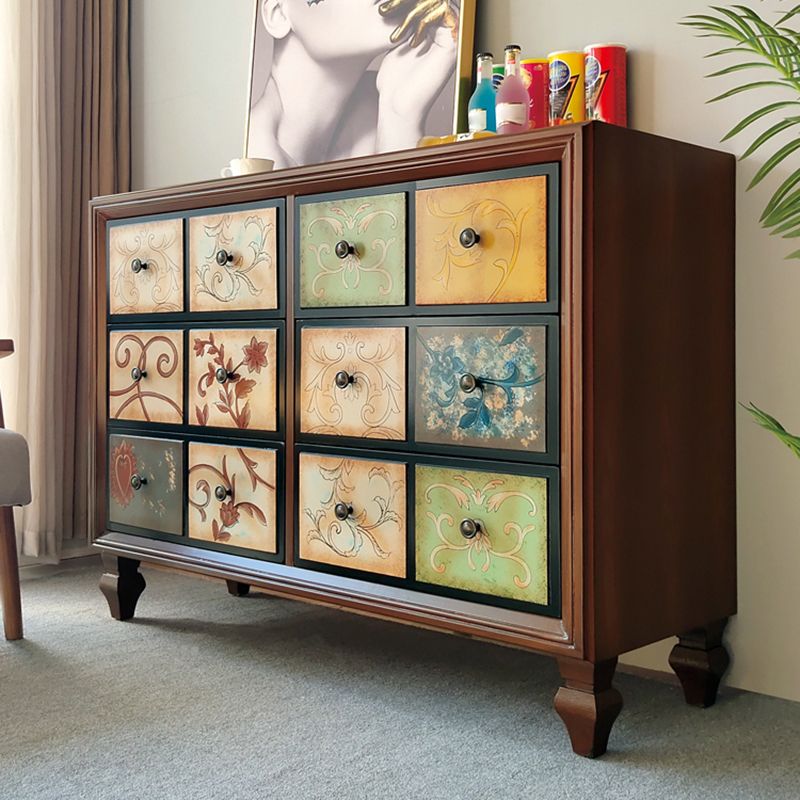 Mid-Century Modern Knobs Chest with Turned Legs Accent Chest Clearhalo 'Cabinets & Chests' 'cabinets_chests' 'furn' 'furn_cabinets_chests' 'Furniture' 'Living Room Furniture' 1200x1200_250dd773-5e09-4653-9c66-fb50ee11e810