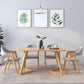 Rectangle Table Modern Oak Solid Wood Double Pedestal Furniture for Indoor Clearhalo ' dining_table' 'Dining Tables & Seating' 'Dining Tables' 'furn' 'furn_dining_table' 'Furniture' 'furniture_dining_table' 'Kitchen & Dining Furniture' 'kitchen&dining_furn' 'kitchen' 'kitchen_dining_table' 1200x1200_250e457c-706c-40b0-ad3b-709cd34d29d2