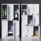 Modern Style Metal Wardrobe White Colour Wardrobe Closet for Home