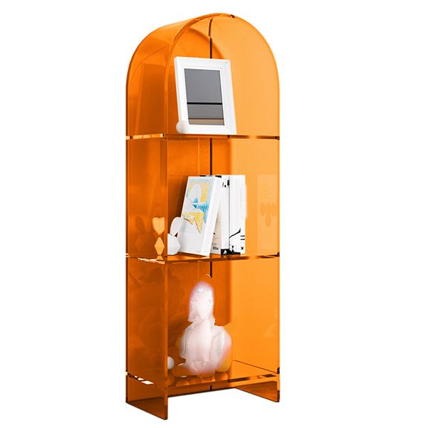 Bibliothèque d'étagère standard de bibliothèque acrylique glam pour la salle d'étude 9.8 "W
