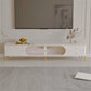 Soporte para TV Stone Media Console, soporte para TV con almacenamiento cerrado y cajones