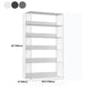 Modern Open Storage Bookcase 12" W Iron Frame Bookshelf with Shelves Clearhalo 'Bookcases' 'furn' 'furn_bookcases' 'Furniture' 'Office Furniture' 1200x1200_2514012e-2611-4ed3-bd9b-cc1a2f5e6081