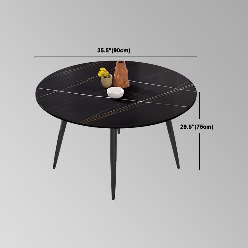 Modern Restaurant Table and Chair Set 1/4/5/7 Pieces Round Dining Table Set Clearhalo 'Dining Room Sets' 'Dining Tables & Seating' 'dining_room_set' 'furn' 'furn_dining_room_set' 'Furniture' 'Kitchen & Dining Furniture' 1200x1200_25171e7b-0d2e-4784-be54-3389864ec4e1
