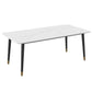 Metal Contemporary Rectangular Dining Table Sintered Stone Dining Table with 4 Legs Clearhalo ' dining_table' 'Dining Tables & Seating' 'Dining Tables' 'furn' 'furn_dining_table' 'Furniture' 'furniture_dining_table' 'Kitchen & Dining Furniture' 'kitchen&dining_furn' 'kitchen' 'kitchen_dining_table' 1200x1200_2518a79e-f1d7-4170-83be-3998f8c03b4a