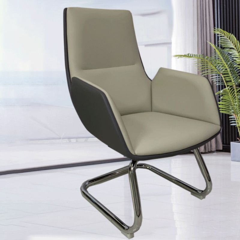 オフィス用ホイールを備えたアームレスオフィスチェアカンファレンスチェア