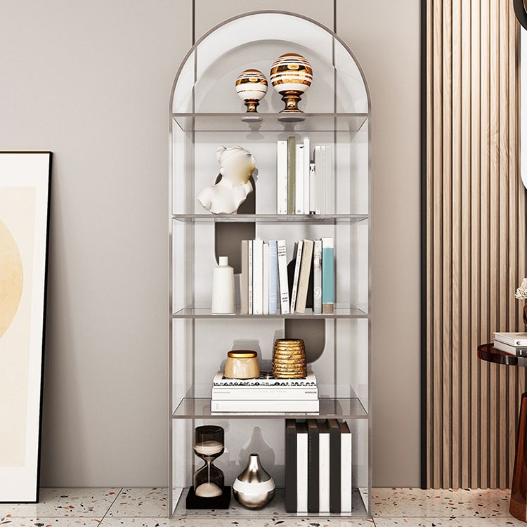 Glam Standard Acryl Bookshelf Gesloten Back -boekenkast met planken