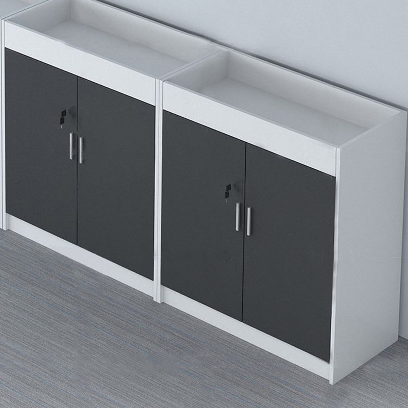 Gabinetto di file contemporaneo Cravatta in legno Lock Lock File laterale per ufficio