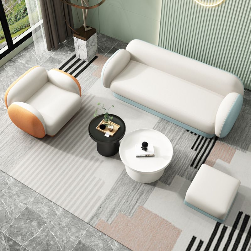 Modern Macaroon Sofa Pillow Top Arm Standard Tight Back Sofa for Apartment Clearhalo 'furn' 'furn_sofas' 'Furniture' 'furniture_sofas' 'kitchen' 'kitchen_sofas' 'Living Room Furniture' 'Sofa' 'sofas' 1200x1200_2522e298-22d5-4646-a6cd-8765c0ab9915