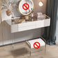 2-Drawer Contemporary Dressing Table Wooden Makeup Vanity Desk