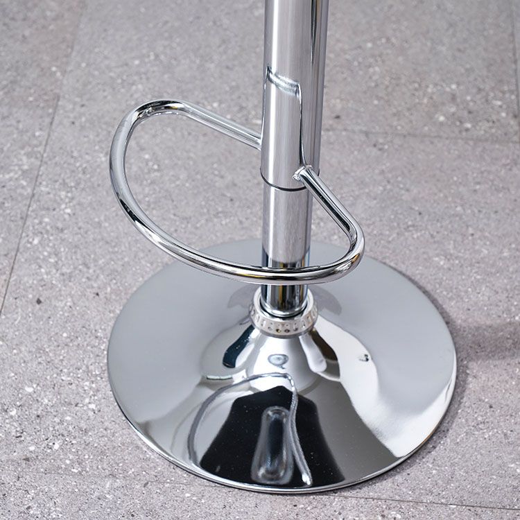 Sgabelli da bar senza braccia con bancone del soggiorno con gambe metalliche