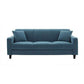 Contemporary Velvet/Linen Couch Square Arm Sofa with Loose Back Clearhalo 'furn' 'furn_sofas' 'Furniture' 'furniture_sofas' 'Living Room Furniture' 'Sofa' 'sofas' 1200x1200_25253ba4-8710-418c-84f9-71f9b66759ed