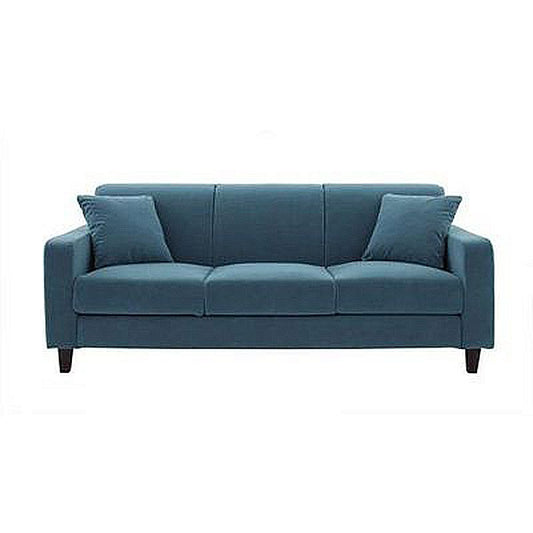 Contemporary Velvet/Linen Couch Square Arm Sofa with Loose Back Clearhalo 'furn' 'furn_sofas' 'Furniture' 'furniture_sofas' 'Living Room Furniture' 'Sofa' 'sofas' 1200x1200_25253ba4-8710-418c-84f9-71f9b66759ed
