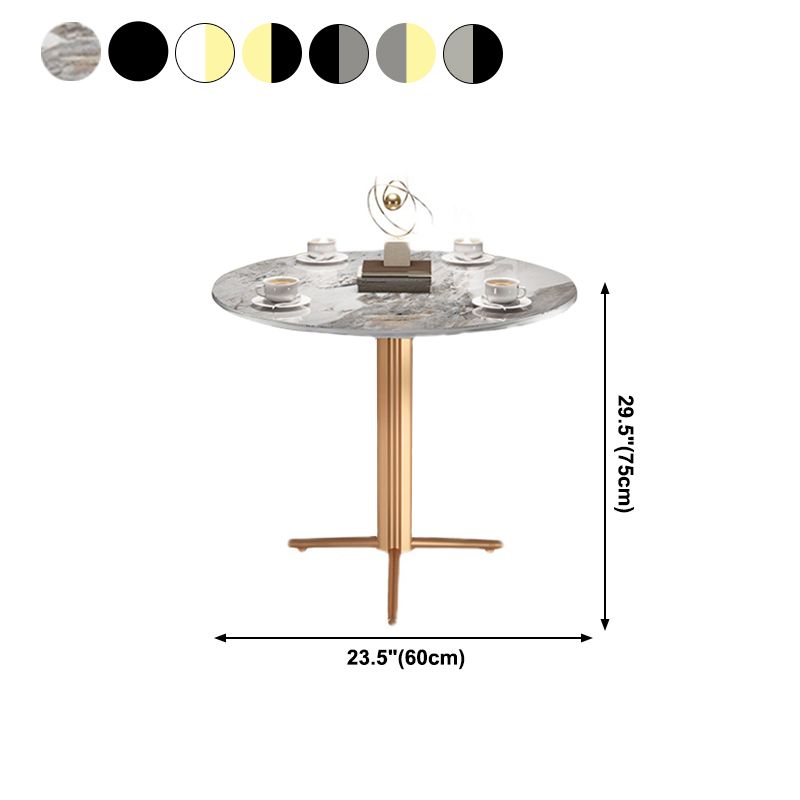Stone Dining Table Traditional Luxury Dining Site Table with Tripod Base Clearhalo ' dining_table' 'Dining Tables & Seating' 'Dining Tables' 'furn' 'furn_dining_table' 'Furniture' 'furniture_dining_table' 'Kitchen & Dining Furniture' 'kitchen&dining_furn' 'kitchen' 'kitchen_dining_table' 1200x1200_2528482d-ddeb-42fe-8757-645dadeef6b4