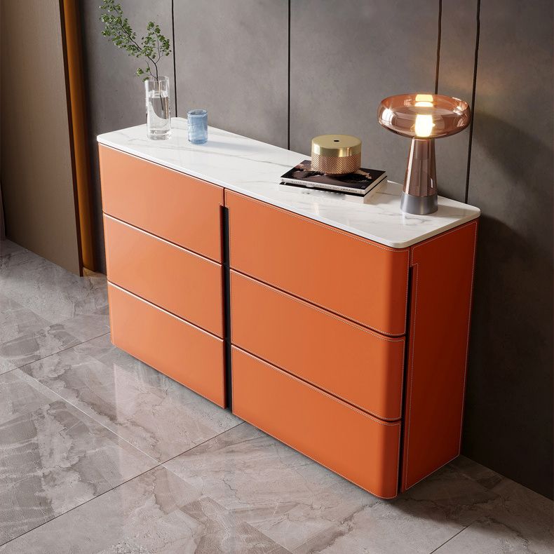 31,5 "H bullette de style moderne serveur de style moderne avec tiroirs pour cuisine et salle à manger