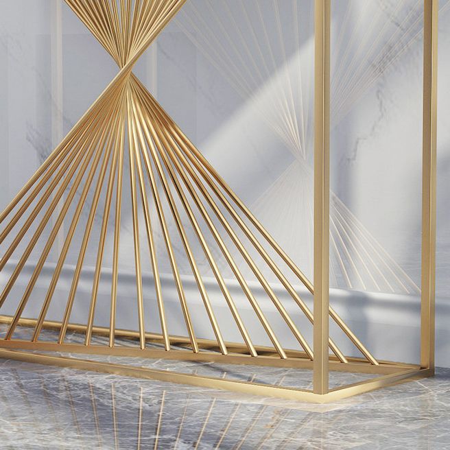 Tavolo accento console glam antico tavolo da console rettangolo in marmo