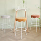 Contemporary Style Counter Stool Upholstered Bar-height Bar Stool with Metal Base Clearhalo 'Bar Furniture' 'Bar Stools' 'bar_stools' 'furn' 'furn_bar_stools' 'Furniture' 'Kitchen & Dining Furniture' 1200x1200_253361a6-2d2c-4698-a5fc-259e48c13485