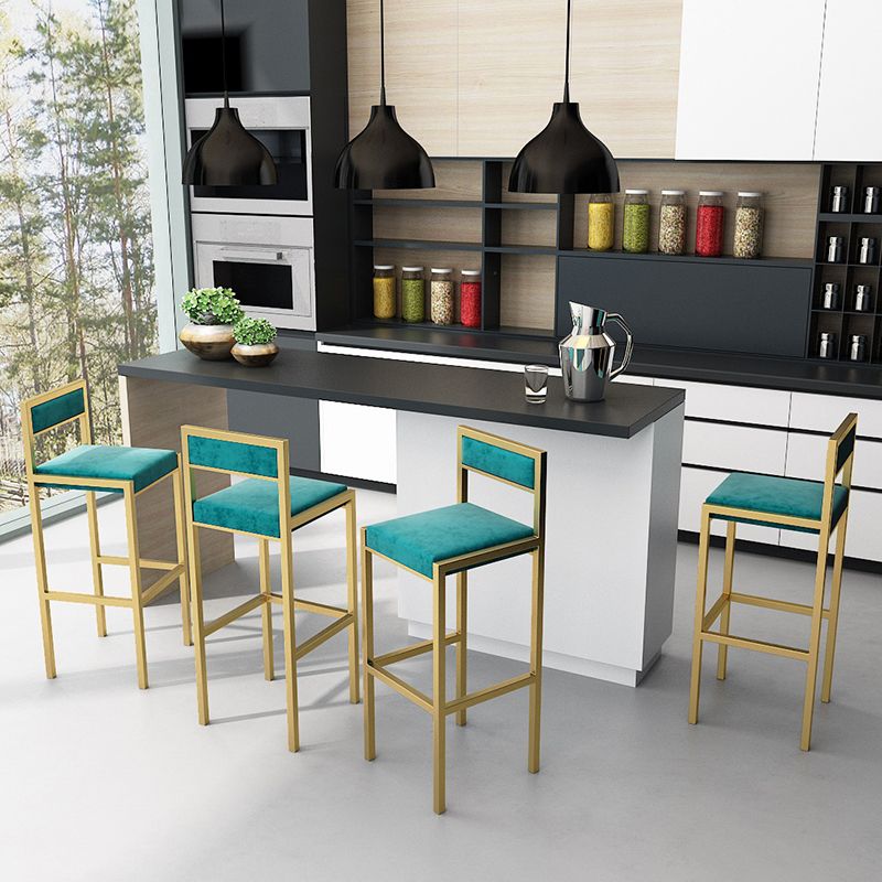 Scandinavian Upholstered Bar Stools for Kitchen Armless Square Stools Clearhalo 'Bar Furniture' 'Bar Stools' 'bar_stools' 'furn' 'furn_bar_stools' 'Furniture' 'furniture_bar_stools' 'Kitchen & Dining Furniture' 1200x1200_25349fe6-ce4b-470c-9ea8-5b1b98e660a2