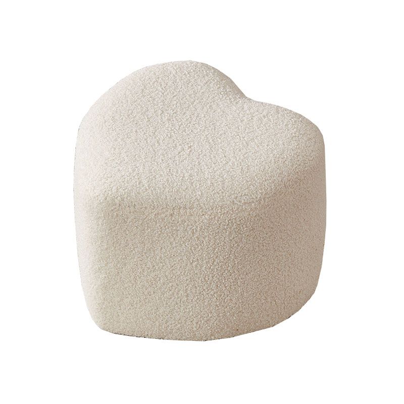 Fabric Standard Stool Modern Style Simple Heart-shaped Stool Clearhalo 'furn' 'furn_ottomans_poufs' 'Furniture' 'Living Room Furniture' 'Ottomans & Poufs' 'ottomans_poufs' 1200x1200_2536728a-f141-4f3e-aaf4-578568e9d3bb