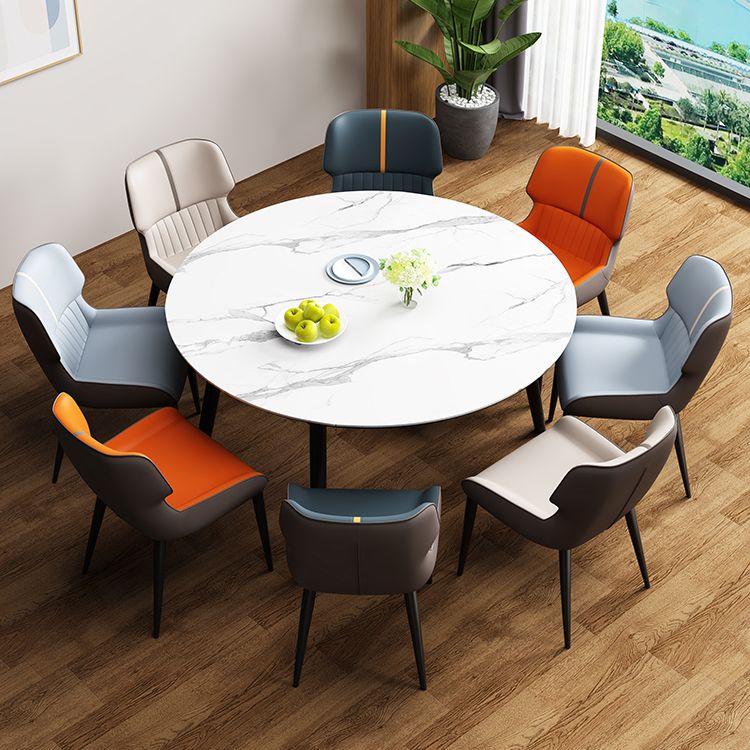 Contemporary Dining Chairs Faux Leather Dining Side Chair for Indoor Clearhalo 'Dining Chairs' 'Dining Tables & Seating' 'dining_chair' 'furn' 'furn_dining_chair' 'Furniture' 'Kitchen & Dining Furniture' 1200x1200_2536c757-5df1-4900-9d26-82f6b2df2b62