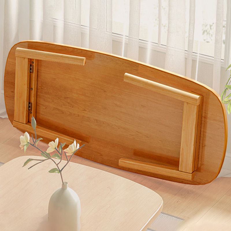 Contemporary Wooden Single Coffee Table 4 Legs Folding Cocktail Table with Storage Shelf Clearhalo 'Coffee & Accent Tables' 'Coffee Tables' 'coffee_tables' 'furn' 'furn_coffee_tables' 'Furniture' 'Living Room Furniture' 1200x1200_25370a0a-3747-42d8-8d9e-8348de6ef907