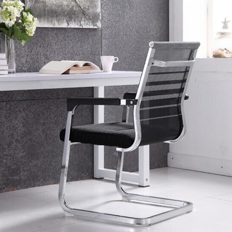 Moderne Fixed Arms Office Stuhl atmungsaktive Airgrid Schreibtischstuhl