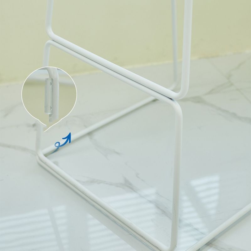 Indoor Footrest Dining Stool Plastic Industrial Low Back Counter-height Stool Clearhalo 'Bar Furniture' 'Bar Stools' 'bar_stools' 'furn' 'furn_bar_stools' 'Furniture' 'Kitchen & Dining Furniture' 1200x1200_2539a08b-1689-4e1d-b0ae-fd2e8af2fb70