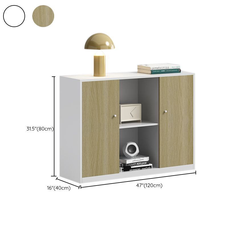 Mobile moderno di contrasto di archiviazione Abbigliamento in legno per l'ufficio di casa