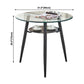Contemporary Style Kitchen Tempered Glass Dining Table Round Shape Table with 3 Legs Base Clearhalo ' dining_table' 'Dining Tables & Seating' 'Dining Tables' 'furn' 'furn_dining_table' 'Furniture' 'furniture_dining_table' 'Kitchen & Dining Furniture' 'kitchen&dining_furn' 'kitchen' 'kitchen_dining_table' 1200x1200_253c1cd1-6a59-404a-932a-556f6a88a69e
