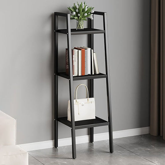 Contemporary Open Bookcase Metal Ladder Bookshelf for Kitchen Clearhalo 'Bookcases' 'furn' 'furn_bookcases' 'Furniture' 'Office Furniture' 1200x1200_253e30a6-2205-423c-a1f0-d26e142f9575
