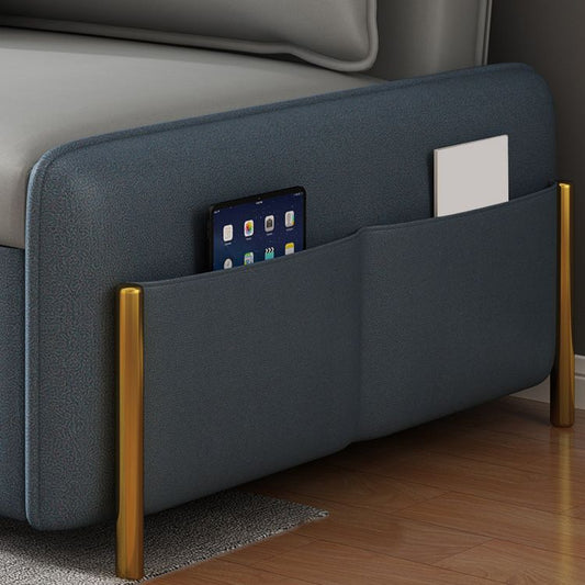 Faux Leder -armloses Sofa -Bett für zeitgenössische Stile für die Wohnung in der Wohnung