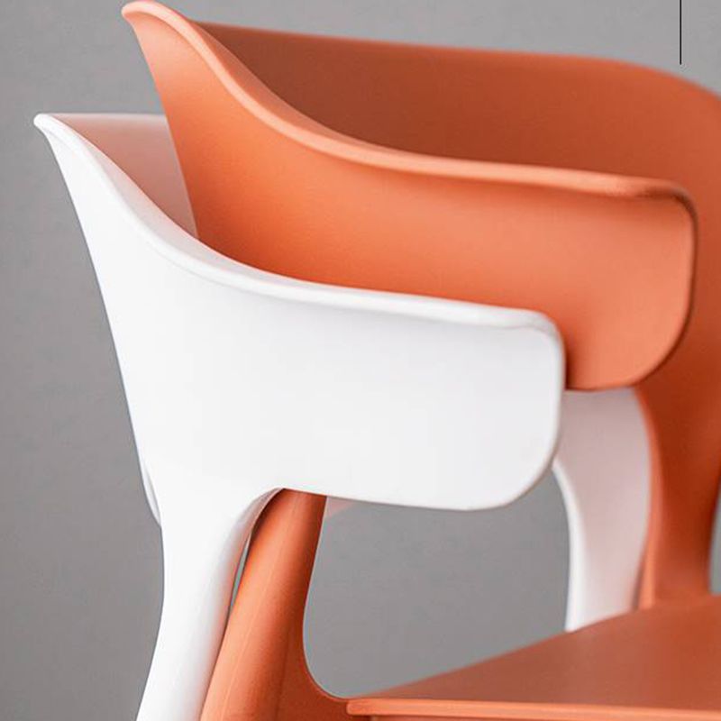 Industrial Stackable Bar Height Stool Plastic Low Back Bar Stool for Dining Room Clearhalo 'Bar Furniture' 'Bar Stools' 'bar_stools' 'furn' 'furn_bar_stools' 'Furniture' 'Kitchen & Dining Furniture' 1200x1200_253f4275-d1cb-4e78-b000-4fd4738da5e0