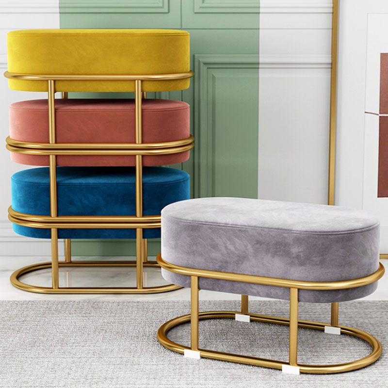 Multi Colors Ottoman Removable Slipcover Upholstered Velvet Ottoman Clearhalo 'furn' 'furn_ottomans_poufs' 'Furniture' 'Living Room Furniture' 'Ottomans & Poufs' 'ottomans_poufs' 1200x1200_2540f835-999e-42cc-9981-40ca206b0842