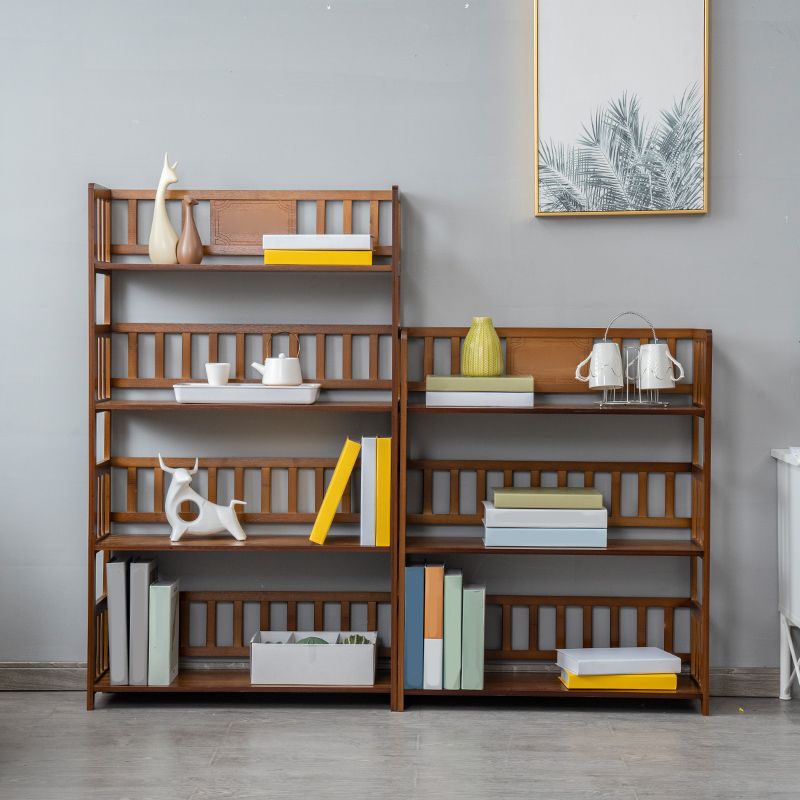 Bibliothèque en bambou standard de la bibliothèque standard à l'arrière contemporain pour le bureau à domicile