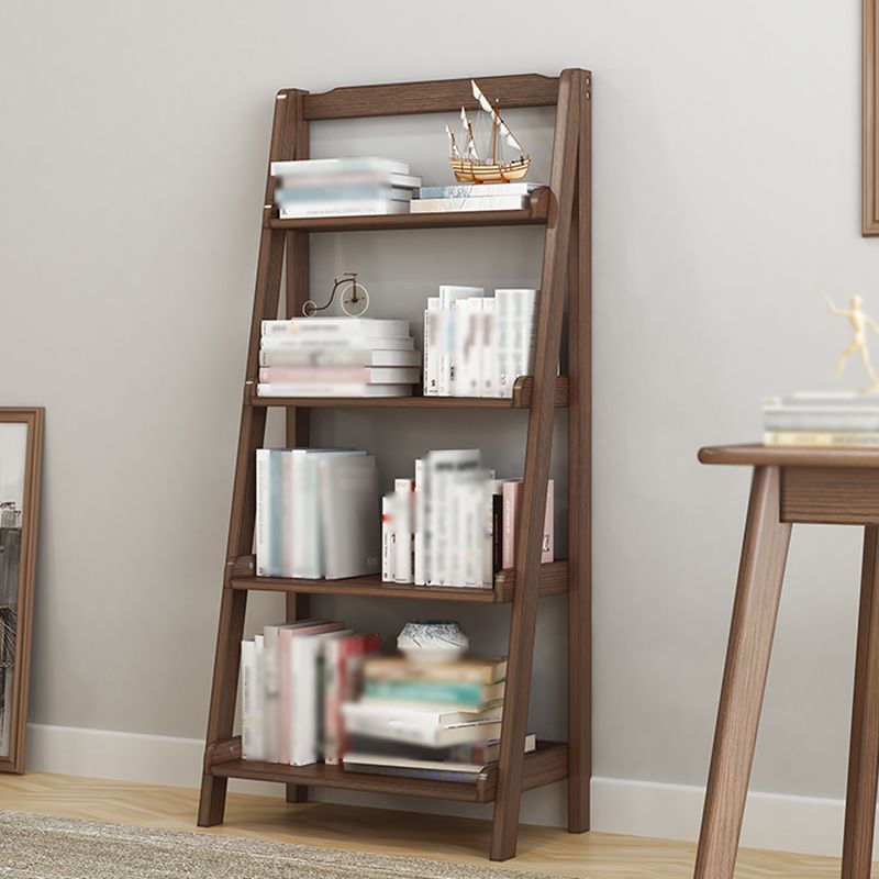 Modern Style Ladder Bookshelf Solid Wood Shelf Bookcase for Home Clearhalo 'Bookcases' 'furn' 'furn_bookcases' 'Furniture' 'furniture_bookcases' 'kitchen' 'kitchen_bookcases' 'Living Room Furniture' 'Office Furniture' 1200x1200_25425633-25d5-4eb7-a48c-815d4d3bba71