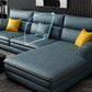 35.43"H Modern Cushion Back Sectional Faux Leather Square Arm Sofa and Chaise Clearhalo 'furn' 'furn_sectionals' 'Furniture' 'furniture_sectionals' 'Living Room Furniture' 'Sectionals' 1200x1200_2543b2ce-d14d-4d55-8ae4-ea9c43cba867