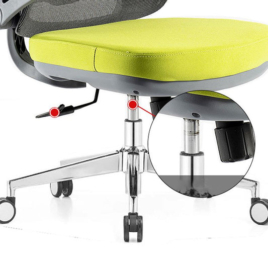 Capovolgimento del bracciolo sedia in microfibra scrivania alta sedia alta ergonomica