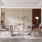 Nordic Sintered Stone Dining Set Rectangle 1/2/5/6/7 Pieces Dining Table with Chairs Clearhalo 'Dining Room Sets' 'Dining Tables & Seating' 'dining_room_set' 'furn' 'furn_dining_room_set' 'Furniture' 'furniture_dining_room_set' 'Kitchen & Dining Furniture' 1200x1200_25465e8d-149e-4125-9660-6315a3fddf76