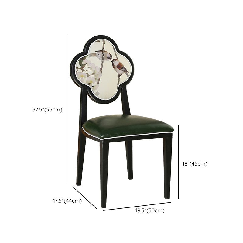 Zeitgenössischer Stil Seitstuhl Metall Esszimmerstuhl für Küche